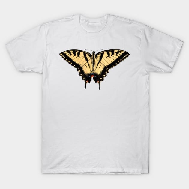 Eastern Tiger Swallowtail T-Shirt by JadaFitch